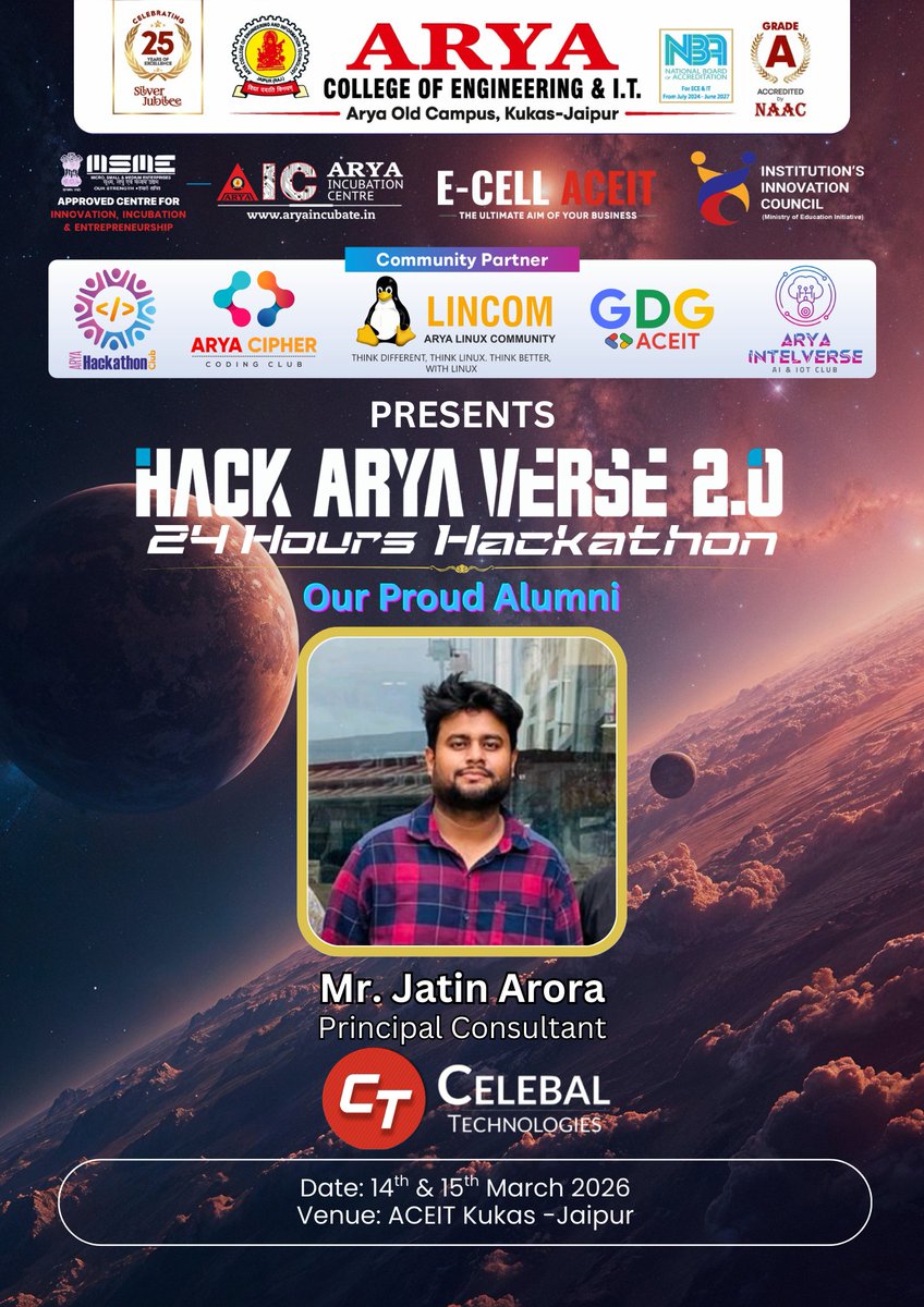 HACK ARYA VERSE 2.0 tweet media
