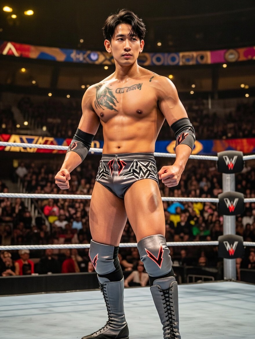 Mnf9812's tweet photo. Even in the debut match, the intensity can really hit the floor with Thian. A powerful muscle bomb
#wrestling #wretler #wrestlers #Thian
#muscle #muscleboy #asianmuscle
#AI #AIart #Grok https://t.co/fxJuL16WW2