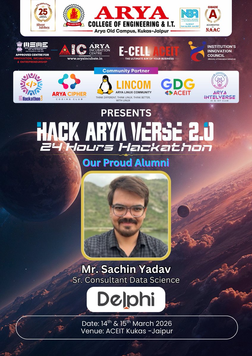HACK ARYA VERSE 2.0 tweet media