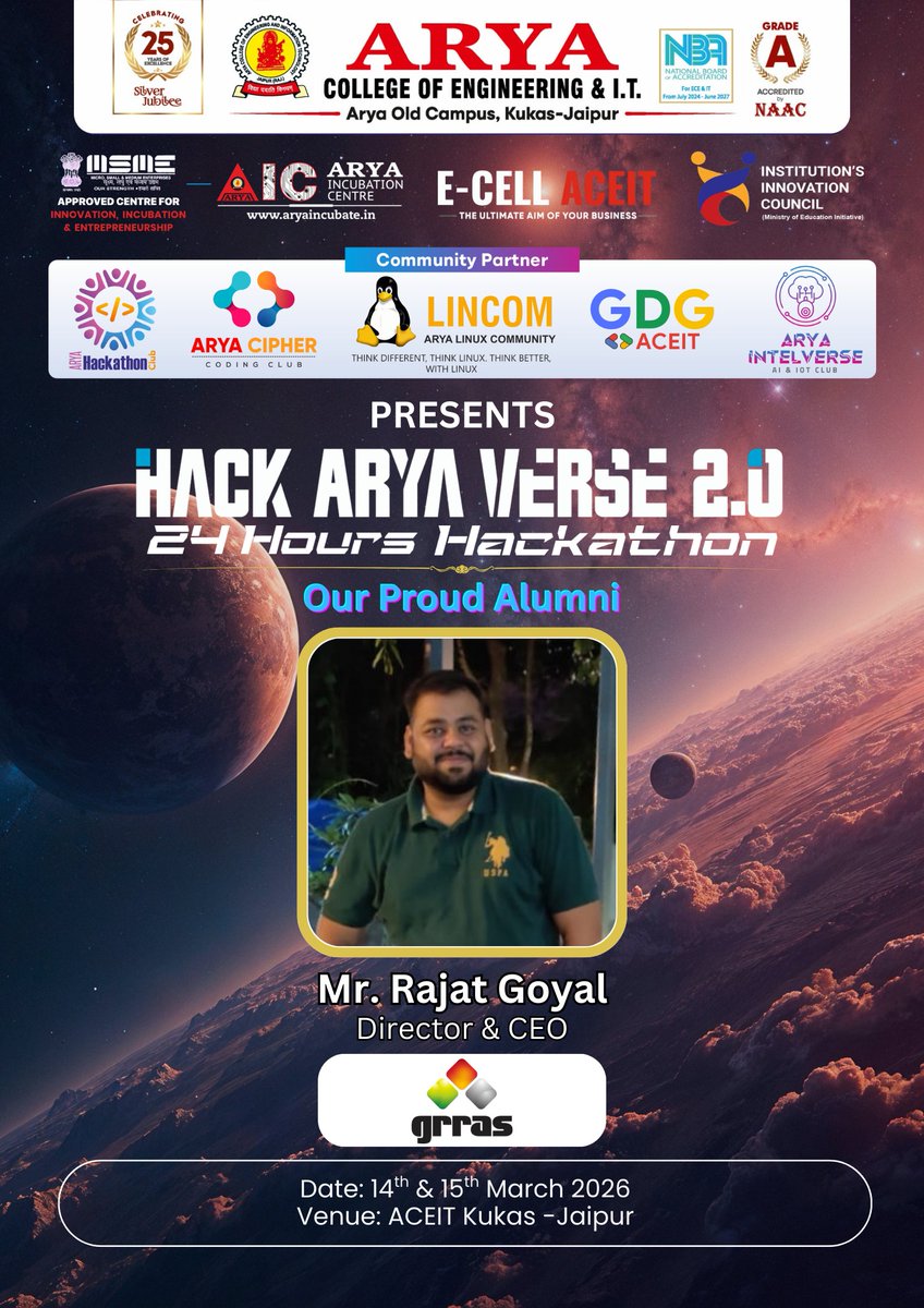 HACK ARYA VERSE 2.0 tweet media