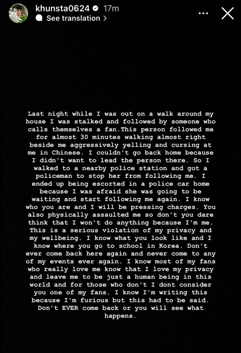 To whoever is causing Nichkhun harm, please stop. Nichkhun has always been cherished and has reciprocated that love throughout his life. Your actions are not love. Cease this behavior before the situation escalates. #NICHKHUN #นิชคุณ #닉쿤 #尼坤 #ニックン #2PM