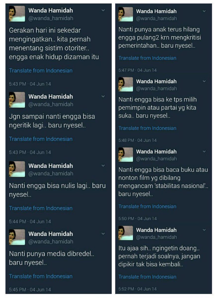 ManBehindThe9un's tweet photo. @LambeSahamjja Bilangin Mbak Wanda, tweet-nya Legendary
#visioner https://t.co/eiTaGpypjW