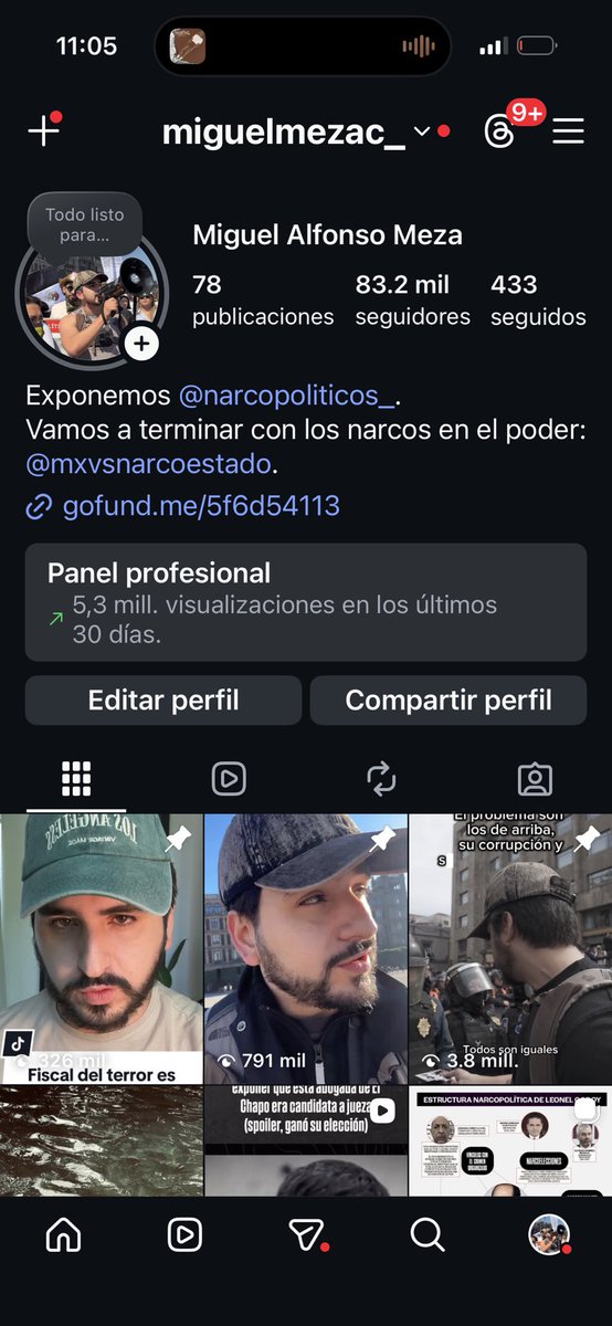 ¡Buenas noticias!

Me acaban de regresar mi cuenta de Instagram.

Agradezco a organizaciones como <a href="/article19mxca/">ARTICLE 19 México y Centroamérica</a>, funcionarios mexicanos y activistas que me ayudaron a buscar a integrantes de <a href="/Meta/">Meta</a> para alertar esta situación.

Por ahora, sigo sin recibir ninguna explicación de