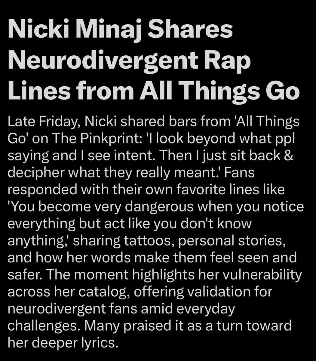 PrettyHustlerzz's tweet image. The Legendary Queen @NICKIMINAJ ! Is  #Trending Let’s Contine To Show Love And Support All @NICKIMINAJ #Milestones Everyone Stream 
The #PinkPrint X #SoloNicki #PF2 
#🎀: open.spotify.com/playlist/3VcUH…
🎀: open.spotify.com/playlist/4saY4…