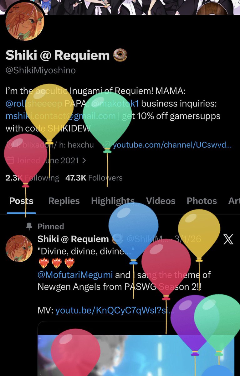 Shiki @ Requiem 🍩 tweet media