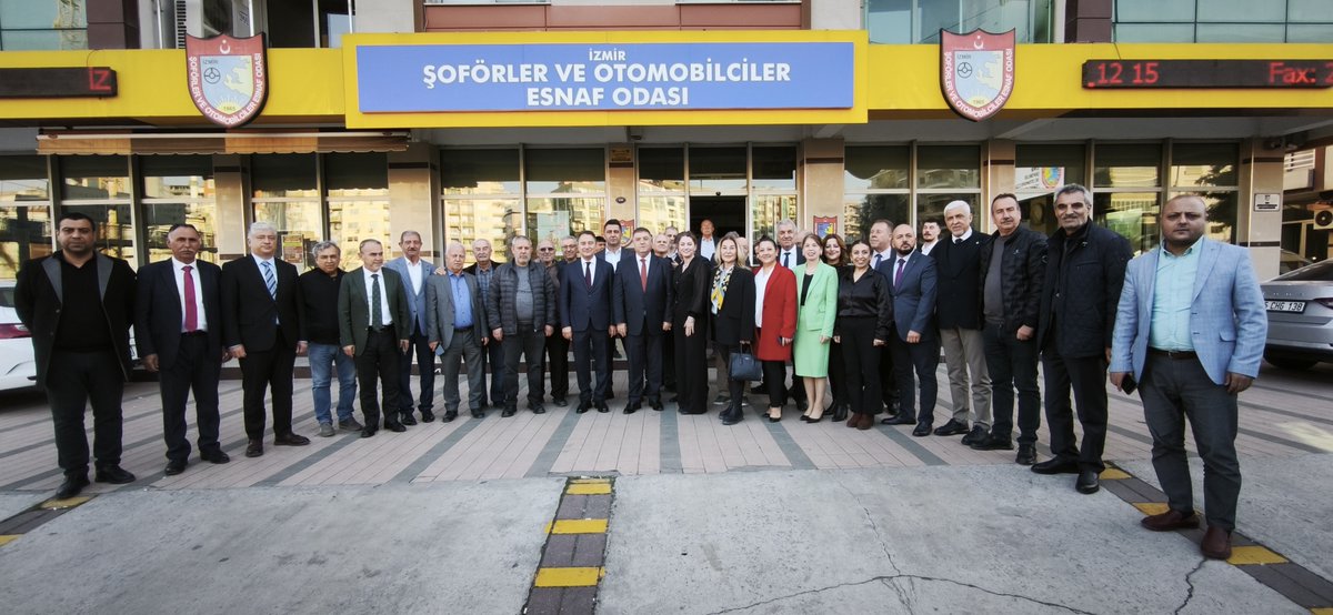 İZMİR ŞOFÖRLER VE OTOMOBİLCİLER ESNAF ODASI tweet media