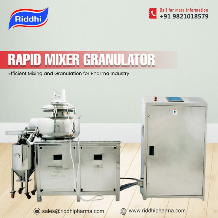 hitenks's tweet image. Riddhi Pharma offers a high-performance Rapid Mixer Granulator designed for efficient mixing and granulation in pharmaceutical production.
zurl.co/48KNf
.
.
#RapidMixerGranulator #RiddhiPharma #PharmaMachinery