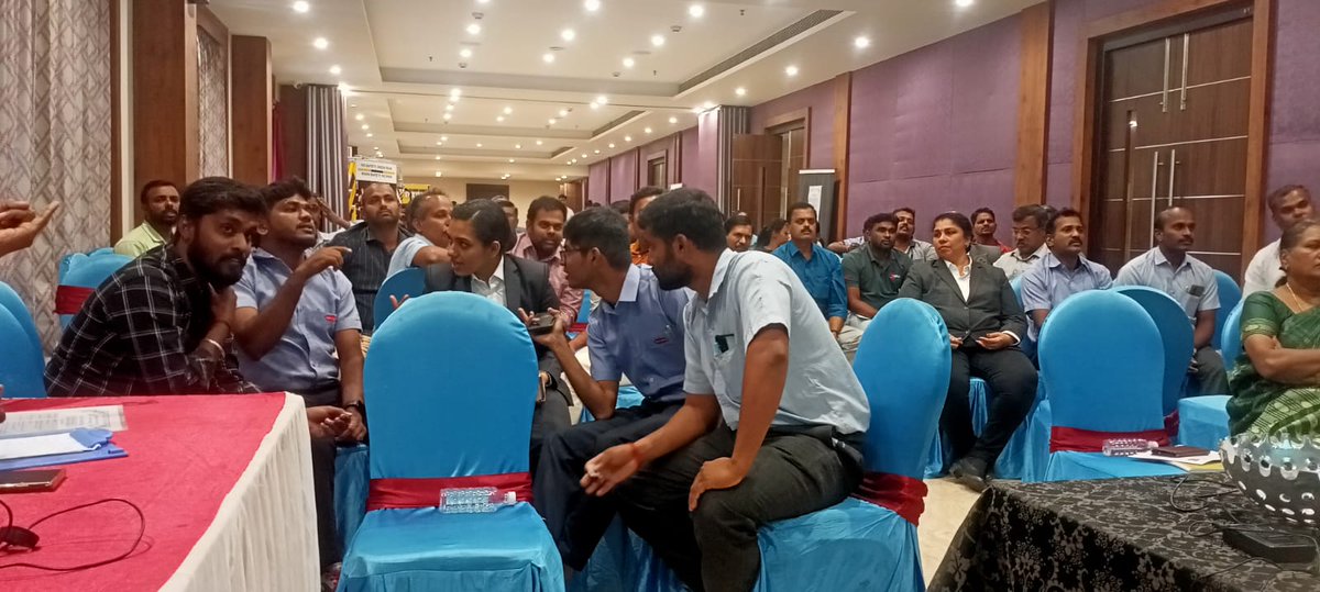 qcficbe's tweet image. Safety, Quality &amp;amp; Industry Learning.
QCFI Coimbatore Chapter session featured Safety Pledge by Mr Shanmugavel, industry case studies by Pallava Textiles &amp;amp; Aquasub Foundry, quiz engagement, and expert feedback from industry leaders.
#QualityCircle #IndustryLearning #QCFI