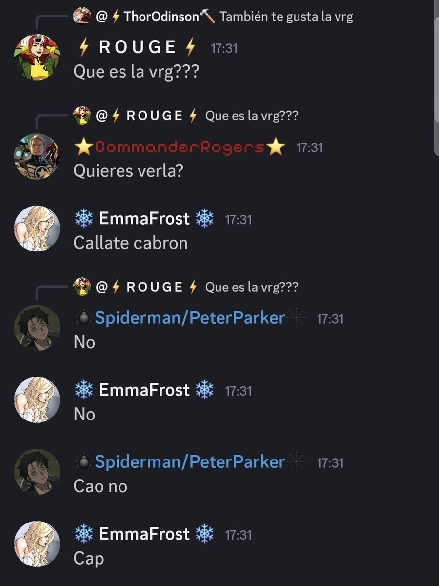 New_Avengers_tm's tweet photo. Muchachos quería pedirles ayuda para reportar este servidor de Discord en donde dicen obscenidades a una niña de primaria (sabiendo que es de primaria) el link del server es este 
https://t.co/VOLofAG6ms https://t.co/jI2uffhGNe