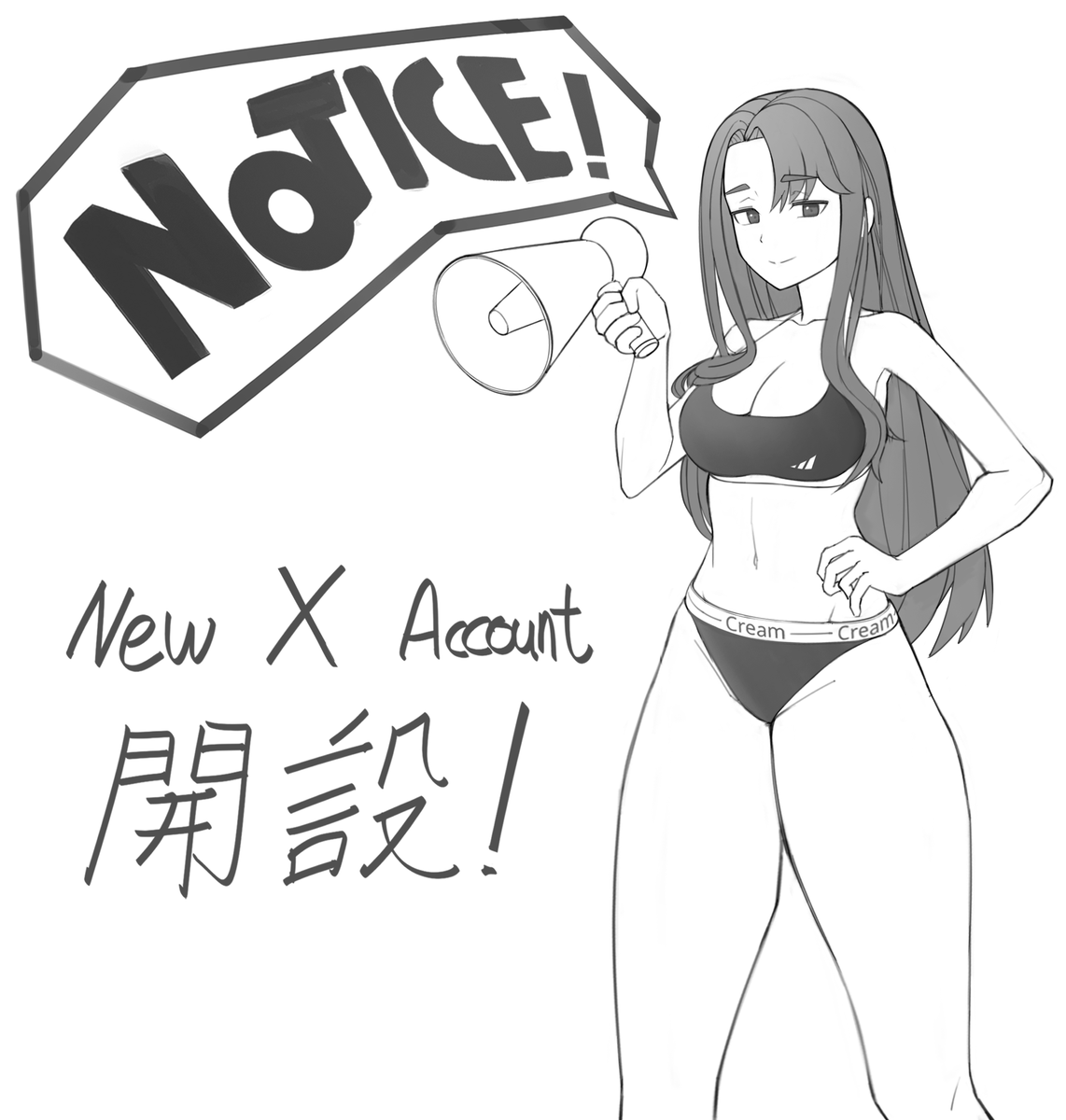 CreamKB1's tweet photo. 皆さんこんにちは！いつも作品を見ていただ��、本当にありがとうございます。

最近、今までとは少し雰囲気の違う作品を投稿していたので、驚かせてしまったかもしれません。すみませんでした！

そこで、今後はポートフォリオ用の新アカウントと、趣味・ファンアート用の現アカウントを分けて運営することにしました。

キャラクターデザインなどの作品は新しいアカウントに投稿していきますので、ぜひチェックしていただけると嬉しいです！

これまでこちらに投稿していたキャラクターデザインなどの作品も、順次新しいアカウントへ移行（再投稿）する予定です。

新アカウントはこちら：https://t.co/WlJhJJebH6

このアカウントは今まで通り、趣味の落書きやファンアートを自由にアップしていく予定です。
これからもよろしくお願いします！