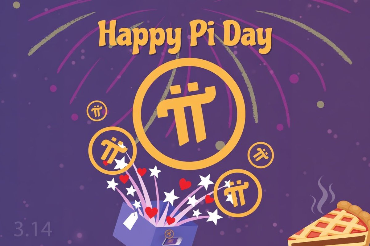 pinetwork999's tweet photo. 今天是 #PiNetwork 诞生7周年（2019-2026），从手机挖矿到 Kraken 合规上线、v20.2 升级完成，我们已走过无数里程碑！官方静待主菜，我们先庆祝：全球先锋团结、生态蓄力、价格捡金矿时刻！  一起点燃 FOMO！Pi 不是速成，是信仰。坚持的我们，正见证历史改写，Happy Pi Day 2026！ 牛市在路上月球见 https://t.co/fCjwV9h2X1