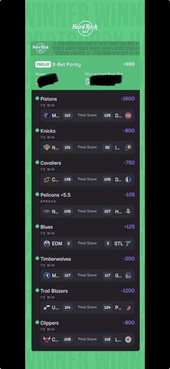 RivalNaric's tweet photo. Only 10 game slate nba + nhl. Made it happen anyway https://t.co/df6ovqKZDH