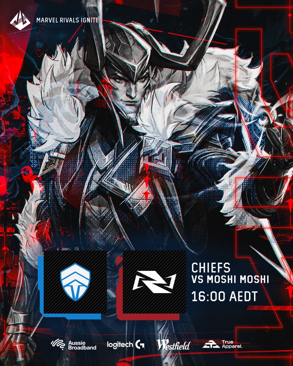 ChiefsESC's tweet photo. Our lower bracket run continues in person at TGX!
catch us take down #moshimoshi 🦾
🕓4:00PM AEDT
📺 https://t.co/H6RXFyDWEc
#WeAreChiefs🛡️ | #CHFWIN🛡️ https://t.co/t5iZcFlu1m