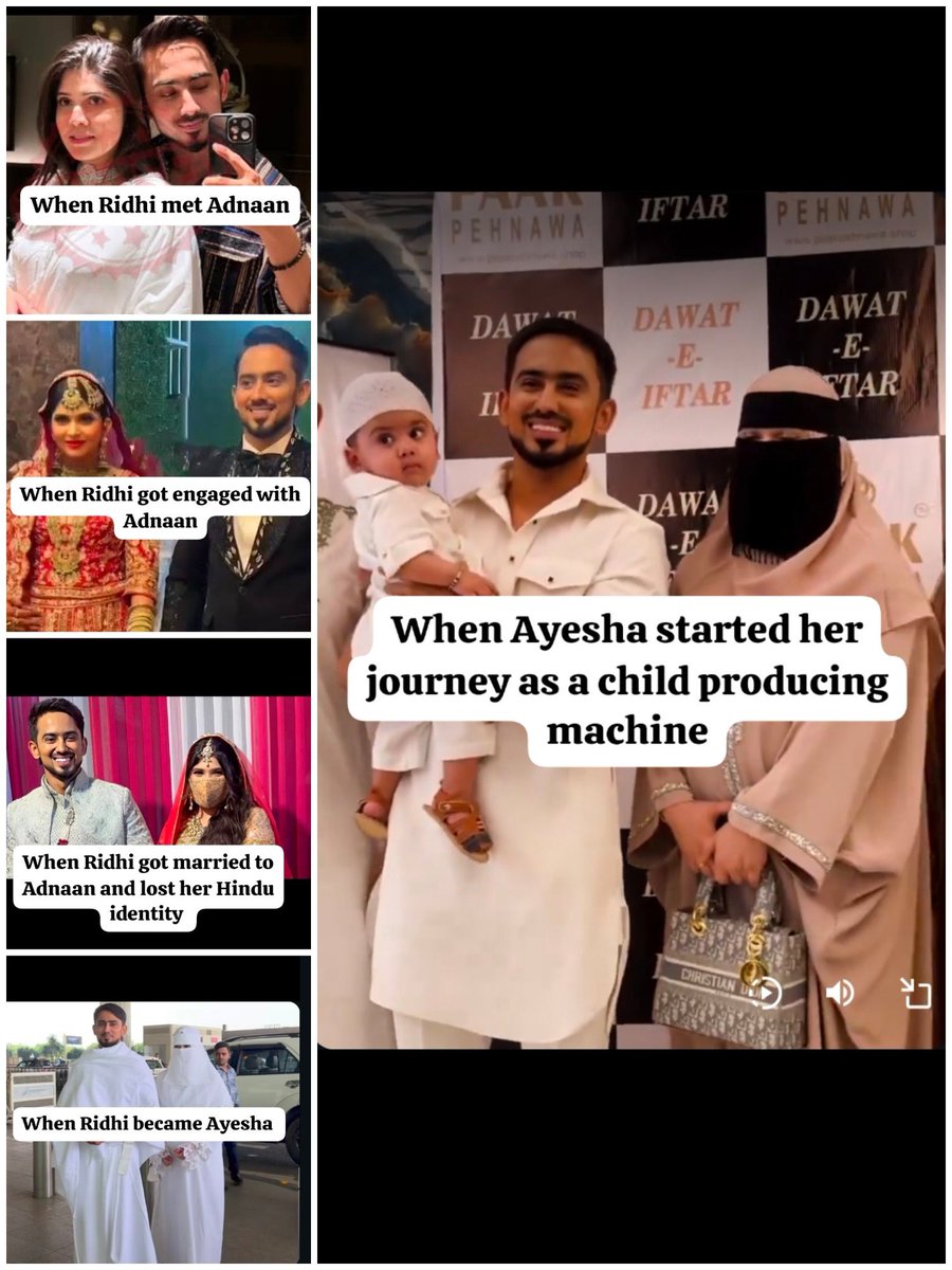 DesiMonarch_'s tweet photo. Love Jihad in India
Grooming Gangs in UK
Lover Boys in Netherlands

Same Playbook everywhere
>Trap a Hindu, Christian, Sikh Girl >Slowly convert her, then cover with hijab, then comes burqa
>At last she becomes a Child Producing machine.

☪️ Threat is Real and Dangerous https://t.co/K5QuXu3gKu