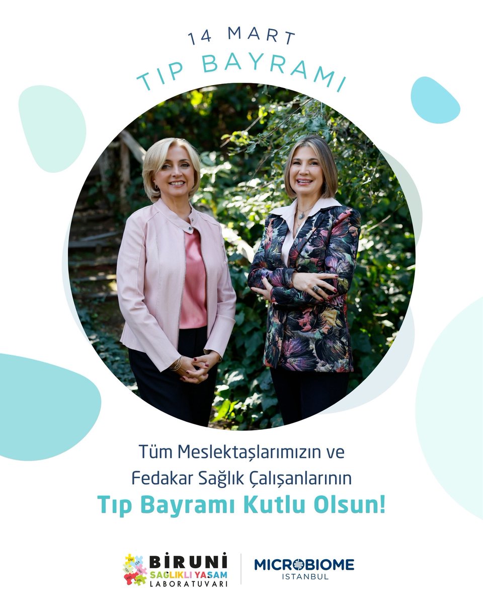 14 Mart Tıp Bayramı kutlu olsun…

#micribiomeistanbul @birunilab #tipbayrami #saglik #14mart