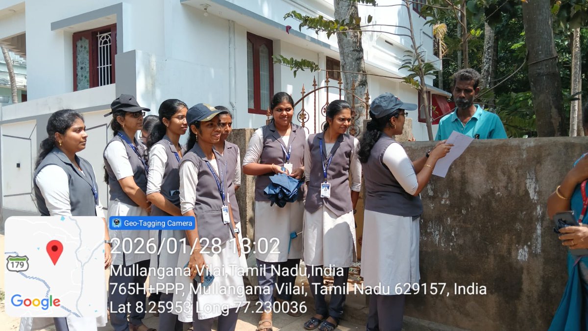 BethlahemB's tweet photo. Bethlahem College of Education organized a Village Adoption Program on 28.01.26 at Pakkiyapuram, the adopted village of the institution. The program aimed to create social awareness, promote community development, and strengthen the bond between the college and rural community. https://t.co/FBNuMjXt96