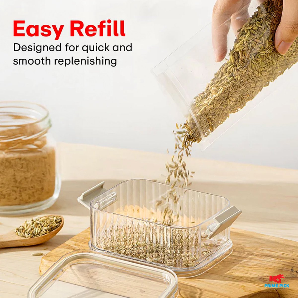 PickPrime68768's tweet image. Say goodbye to messy shelves! 👋
Store grains, snacks, or leftovers easily with the Prime Pick Stackable Food Container – 1250ml.
.
Web: primepick.co.in

Order Now: primepick.co.in/products/prime… 

#PrimePick #KitchenStorage #SmartKitchen #OrganizedKitchen