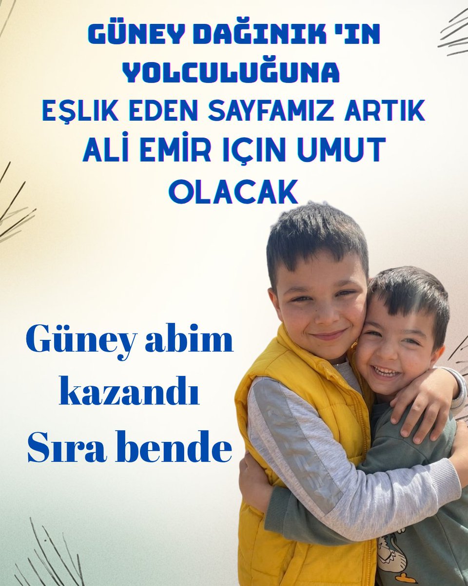 İyiki varsın canım abim 
Sayfan sana umut doldu 
Sıra bende 💞