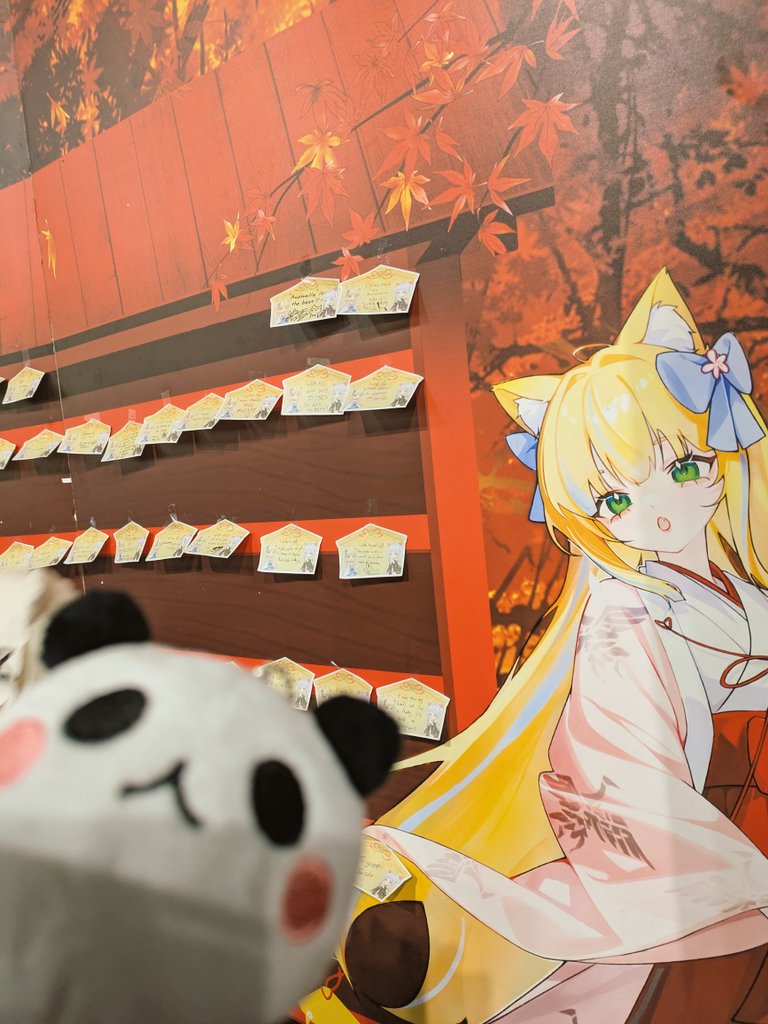 panda_kabe's tweet photo. 絵馬のコーナー今年もあった！ https://t.co/LiN3EaGj1B