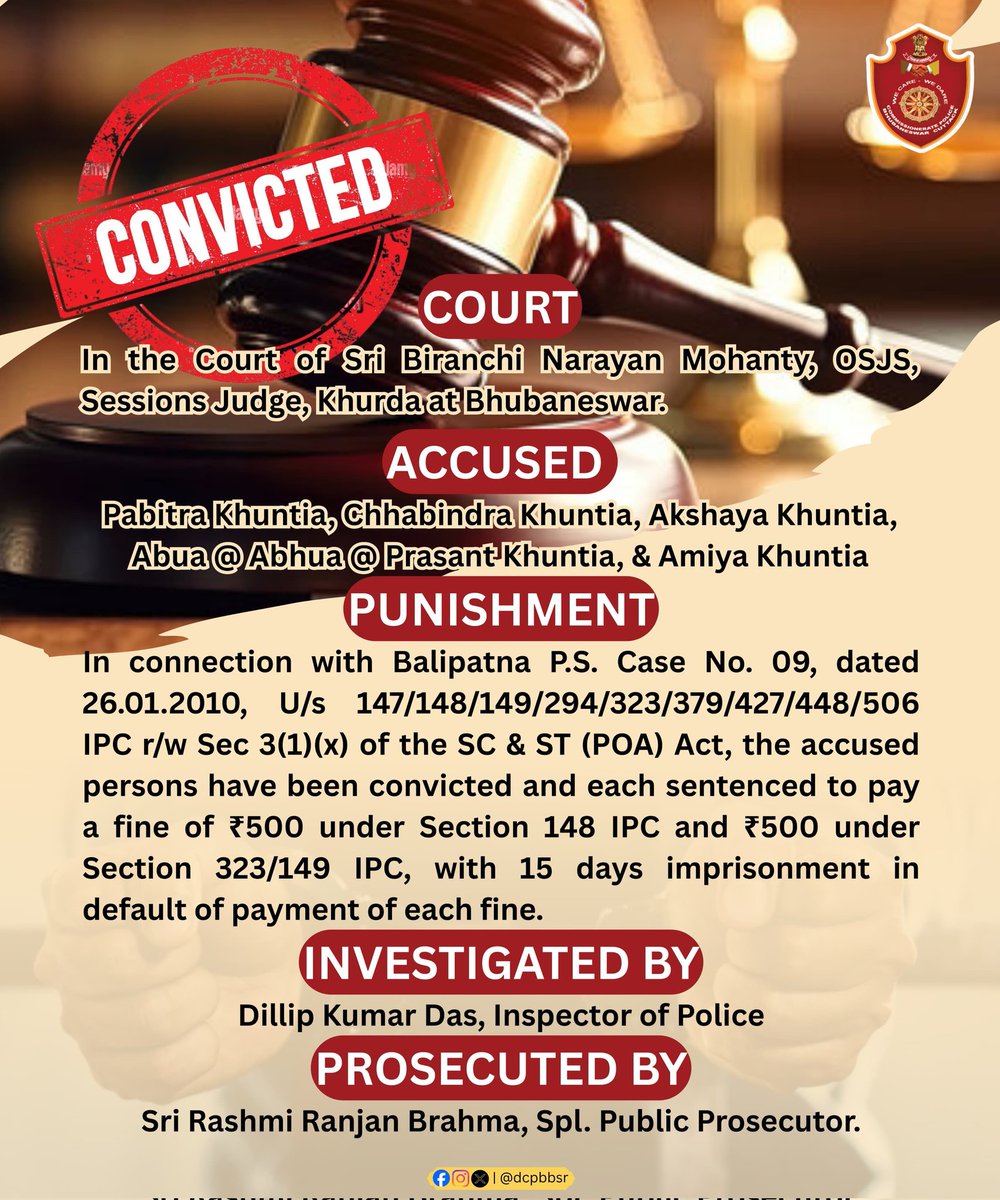 dcpbbsr's tweet image. #Conviction 
#WeCareWeDare
#SuccessStories