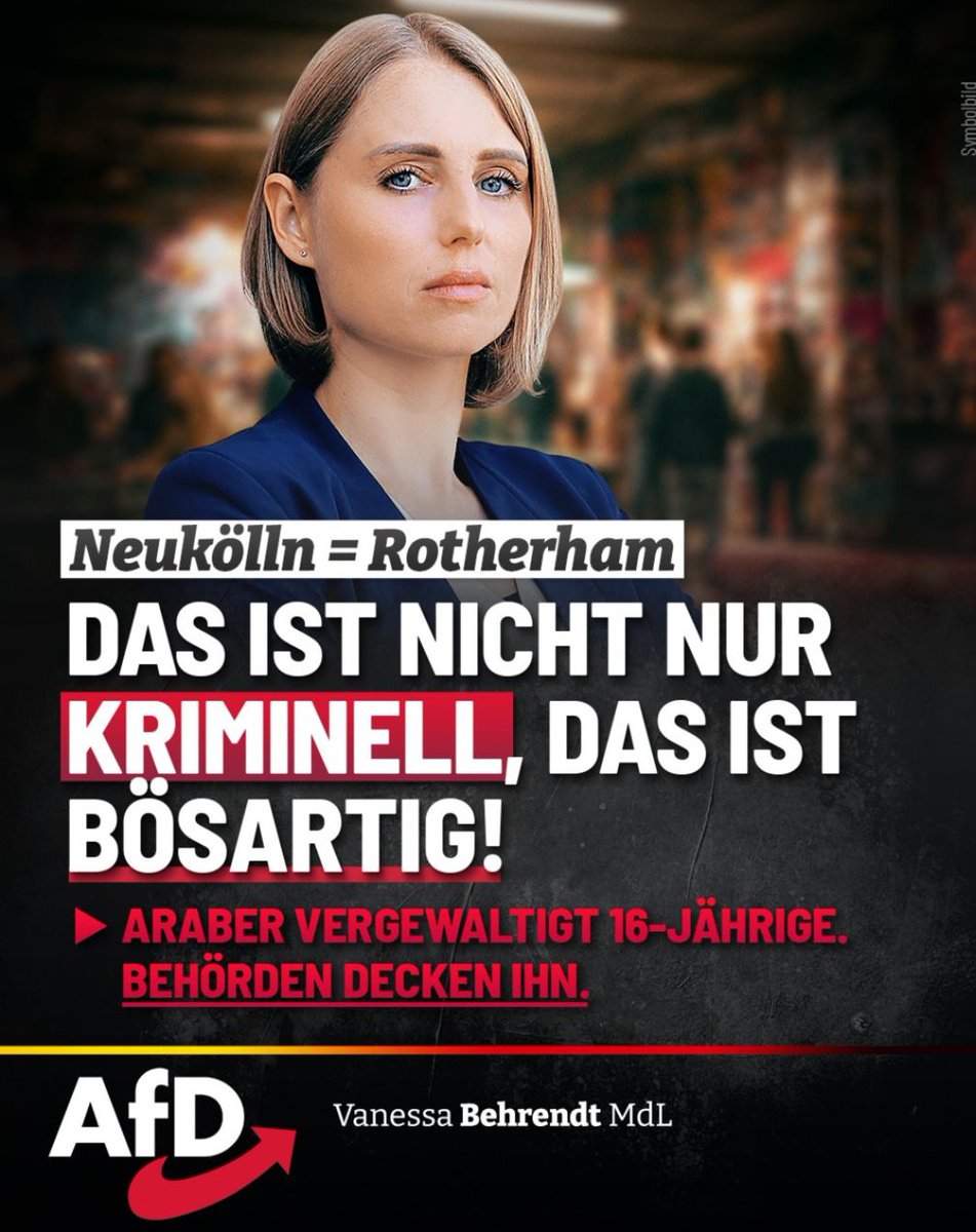 ++ Das ist nicht nur kriminell, das ist bösartig! ++

In einem Berliner Jugendzentrum in Neukölln wurde eine 16-jährige Kurdin von arabischstämmigen Jugendlichen vergewaltigt. Mitarbeiter und das Jugendamt wussten Bescheid – und entschieden sich offenbar ganz bewusst dagegen, die