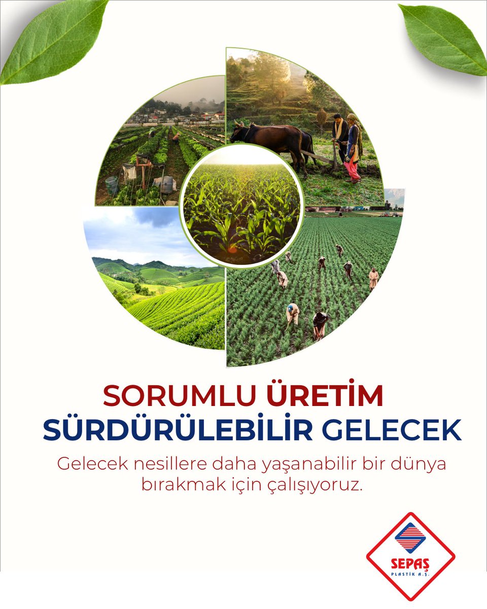 Sepaş olarak, gelecek nesillere daha yaşanabilir bir dünya bırakmak için çalışıyoruz. Sorumluluk bilinciyle üretmeye devam ediyoruz. ♻️

#Sepaş