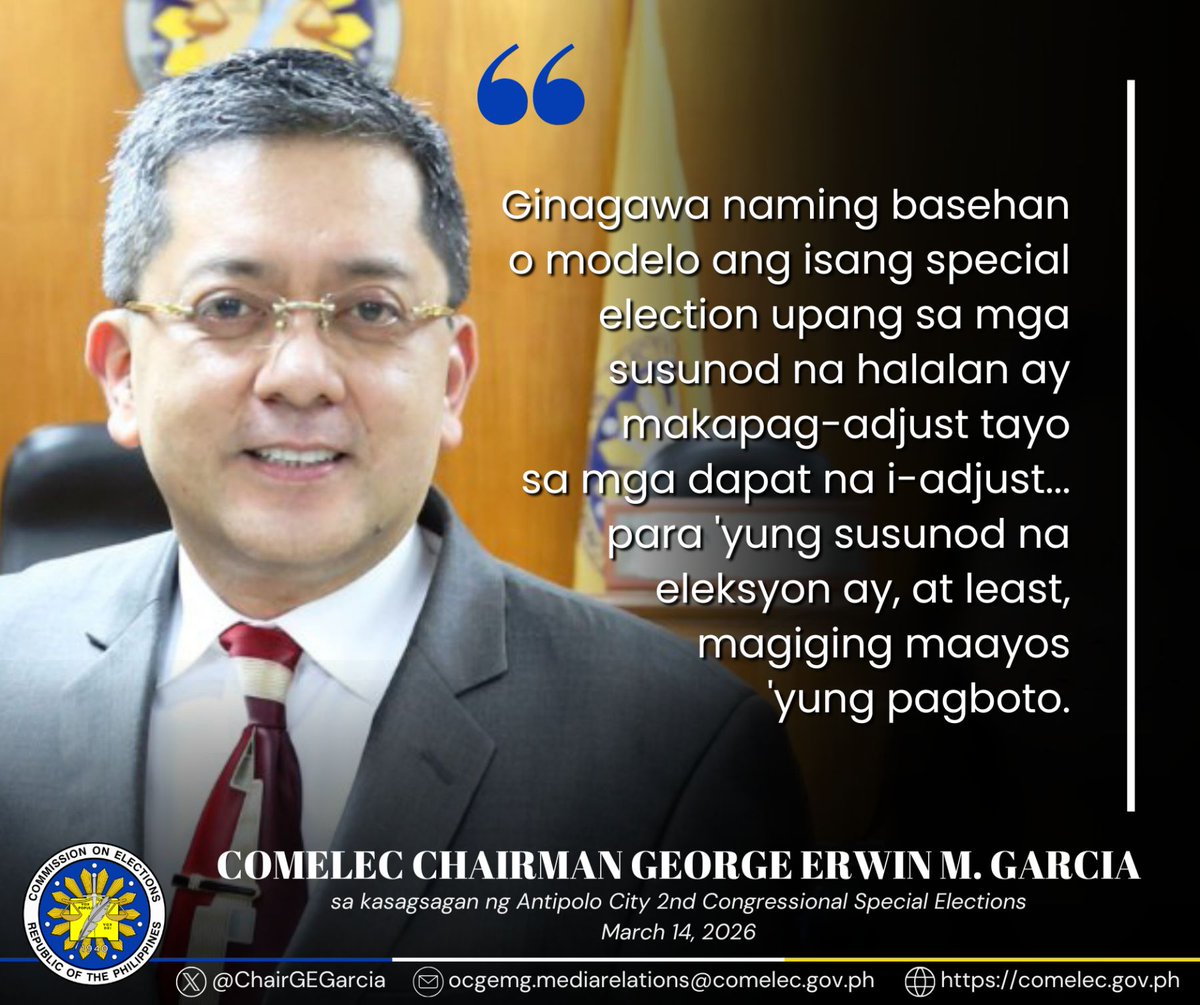 Chairman George Erwin M. Garcia tweet media