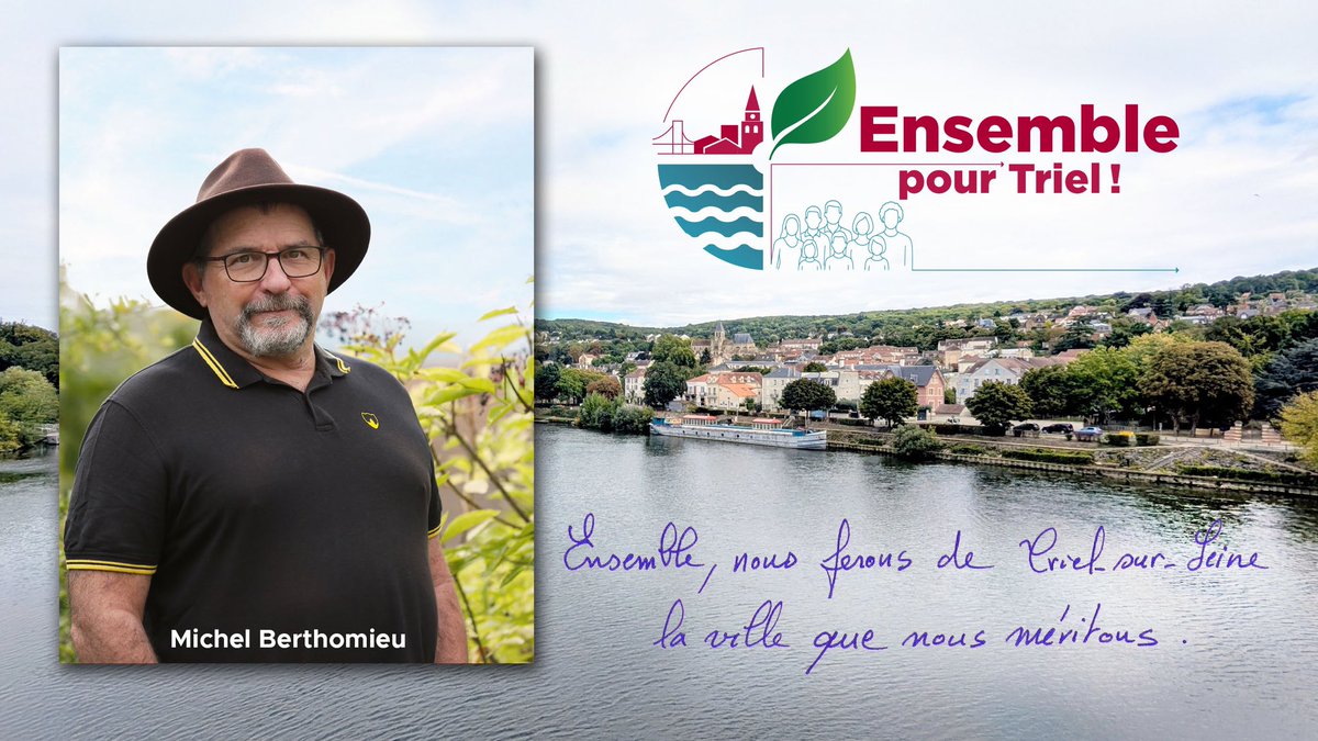 SequanaNoPontHR's tweet photo. 📍Triel sur Seine , élection municipale
Deux listes et donc un seul tour
📍Le seul candidat  ayant à cœur de défendre les Trielois, leur cadre de vie et l’environnement est Monsieur Michel BERTHOMIEU
📍Avec Cédric Aoun ce sera le trafic supplémentaire avec la 4 voies et ses 44.000 véhicules par jour, qui passeront par Triel, avec son lot de pollution et accentuation de l’urbanisation à tout prix. 

📍Nous soutenons et appelons les Trielois à voter dimanche 15 mars Monsieur Michel BERTHOMIEU, attention il n’y a que deux listes et donc un seul tour. 

Ville de Triel-sur-Seine Triel Environnement #elections #michelberthomieu