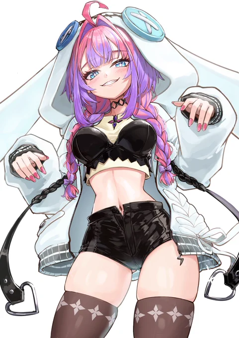 実はふともも差分あります #ヴィヴィメイク