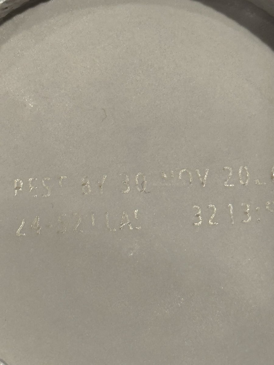 ChopsNBrew69's tweet photo. @HaagenDazs_FR HEY, can you make your expiration dates readable? I got the trots three times, and it’s your fault. How in the Hell can I read this? Found out three times I had expired product. 

MAKE IT READABLE. 

WTF is this? Do I need to take a picture and blow it up b4 I eat? https://t.co/WifJUBVPMe