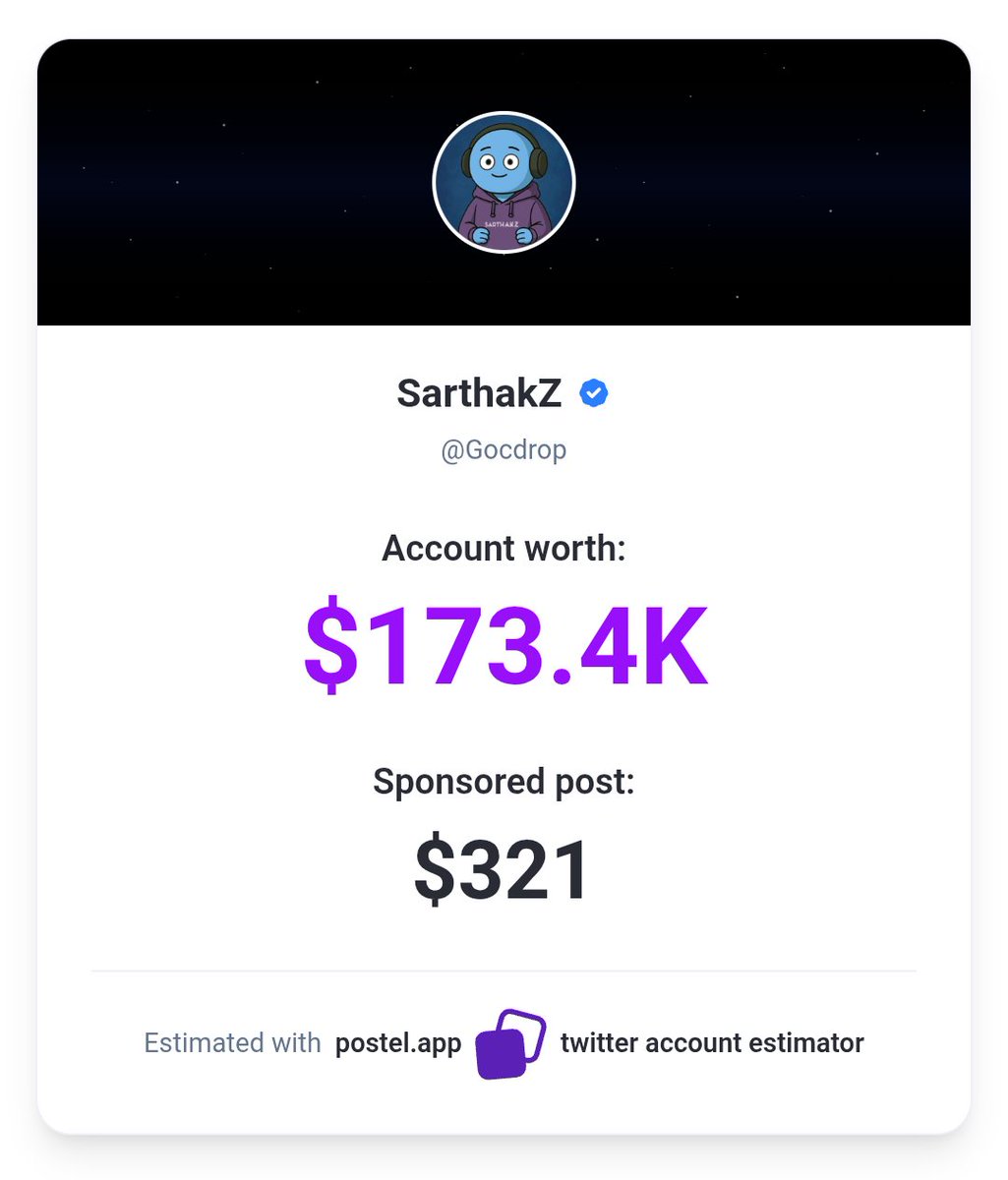 SarthakZ tweet media