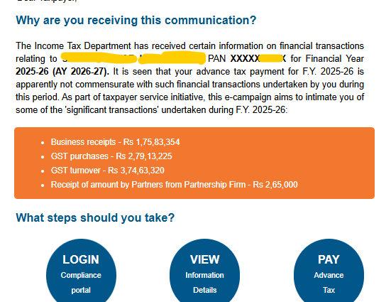 JainRitul's tweet photo. Despite spending too much public taxes on your system development, the figures sent in this communication to tax payer is no where is matching with his accounts as well as AIS figures showing on your portal.  Why you making taxpayers sleep like hell, sending unrelated figures https://t.co/nqVp4wU4ru