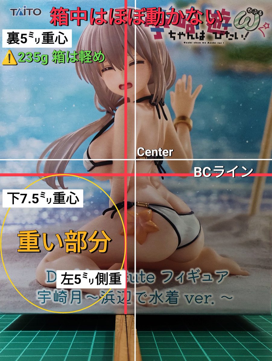 重心情報 宇崎ちゃんは遊びたい！ω Desktop Cute フィギュア 宇崎月