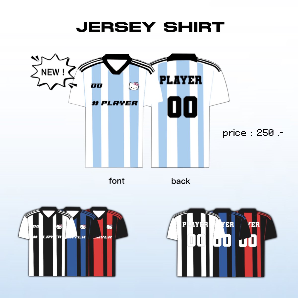 kindly rt  .ᐟ.ᐟ 
pre football jersey ( 🪬 )

⋆ ตัวละ : 250 .- 
⋆ เปลี่ยนชื่อหน้า , หลัง - เบอร์เองได้

🥢 more details 
𓇳 : forms.gle/9QUXuyooyvcuyX…
🪧 : ปิดฟอร์ม 20 มี.ค

สอบถามเพิ่มเติมทัก dm ได้เลยคับ 💬
#ตลาดนัดriize #ตลาดนัดnctdream #ตลาดนัดcortis