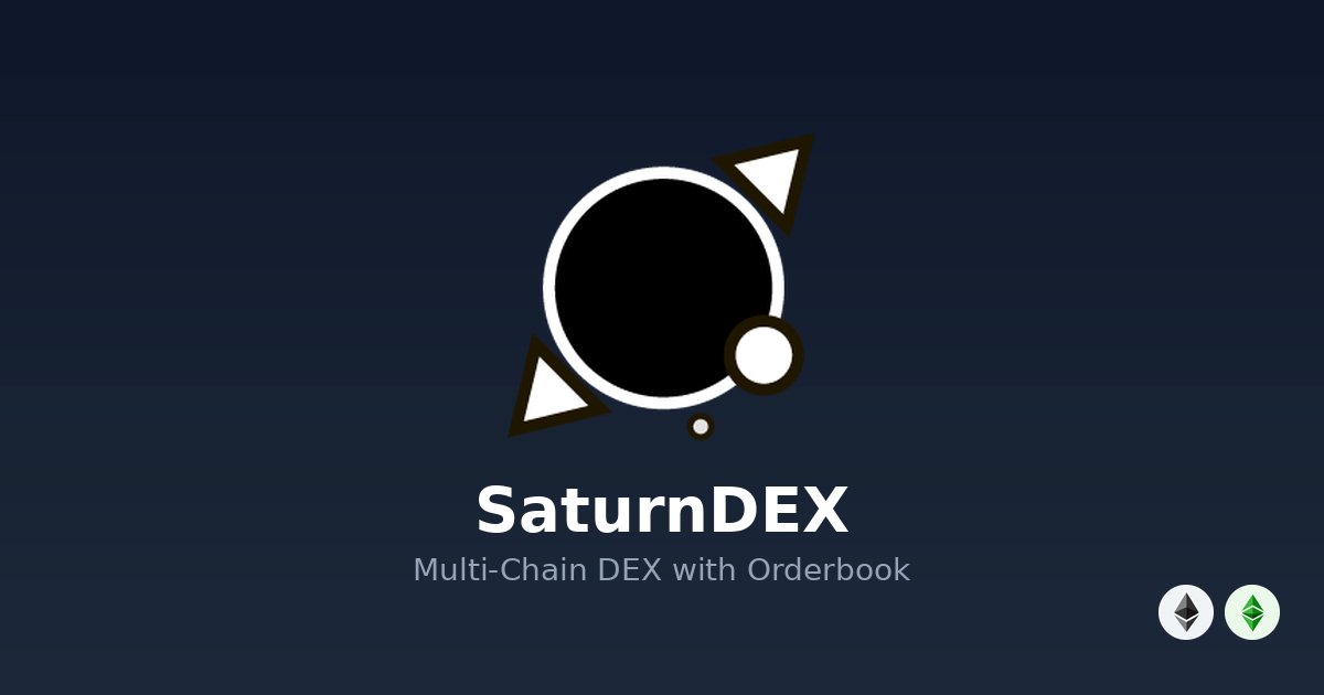 saturndexorg's tweet photo. Plz be noted that SaturnDEX is already updated on etherscan
https://t.co/3ieMtuR1uj
And hold on for Documentation to be live in a day or two! https://t.co/26L7Obwkg1