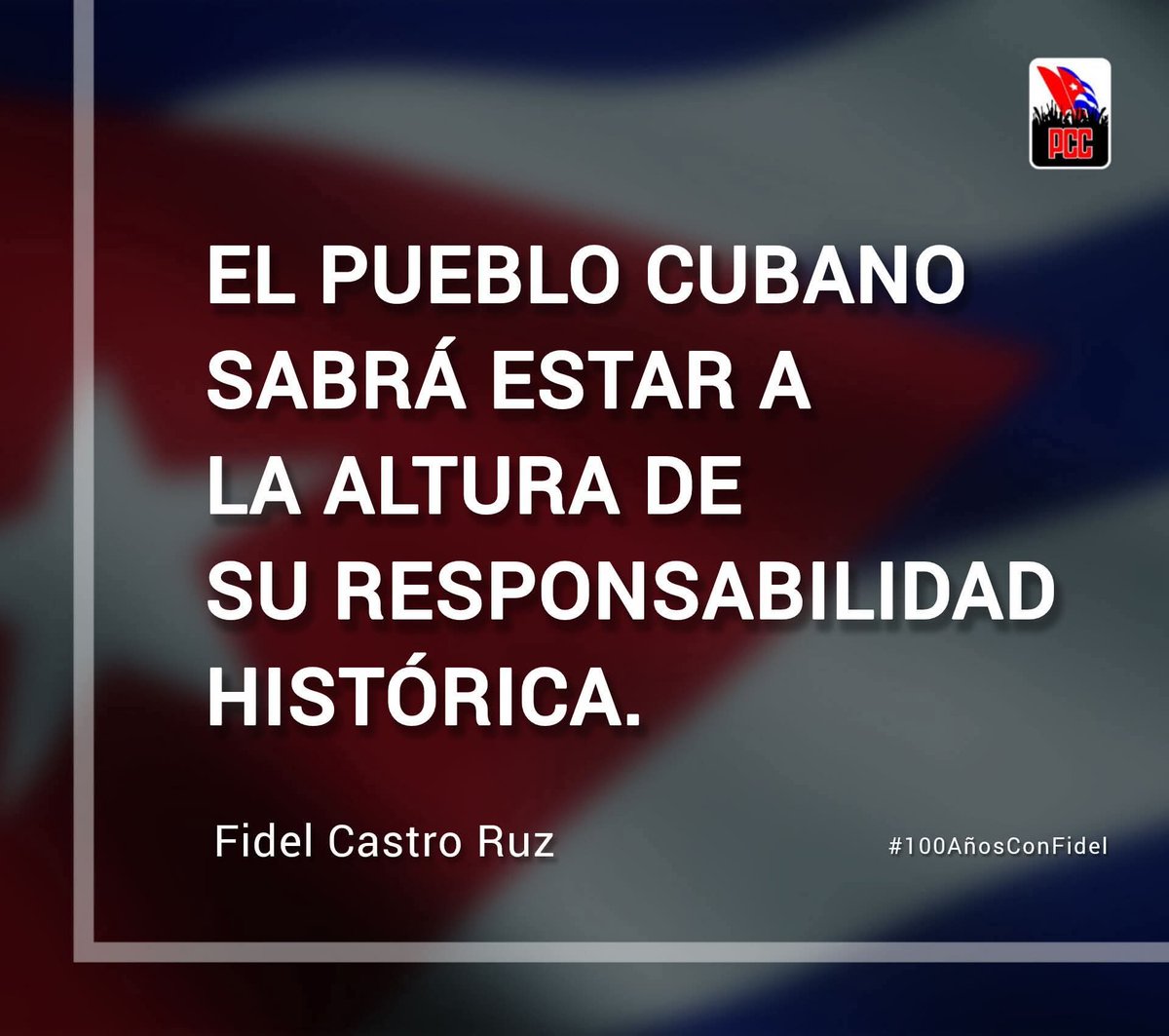 <a href="/SuselyMorfaG/">Susely Morfa González</a> <a href="/Yamilet50088609/">Yamilet Herrera</a> <a href="/DiazCanelB/">Miguel Díaz-Canel Bermúdez</a> <a href="/DrRobertoMOjeda/">Dr. Roberto Morales Ojeda</a> <a href="/PartidoPCC/">Partido Comunista de Cuba</a> <a href="/PresidenciaCuba/">Presidencia Cuba 🇨🇺</a> #100AñosConFidel #CubaVencerá #CubaEstáFirme #UnidosXCuba #YoSigoAMiPresidente