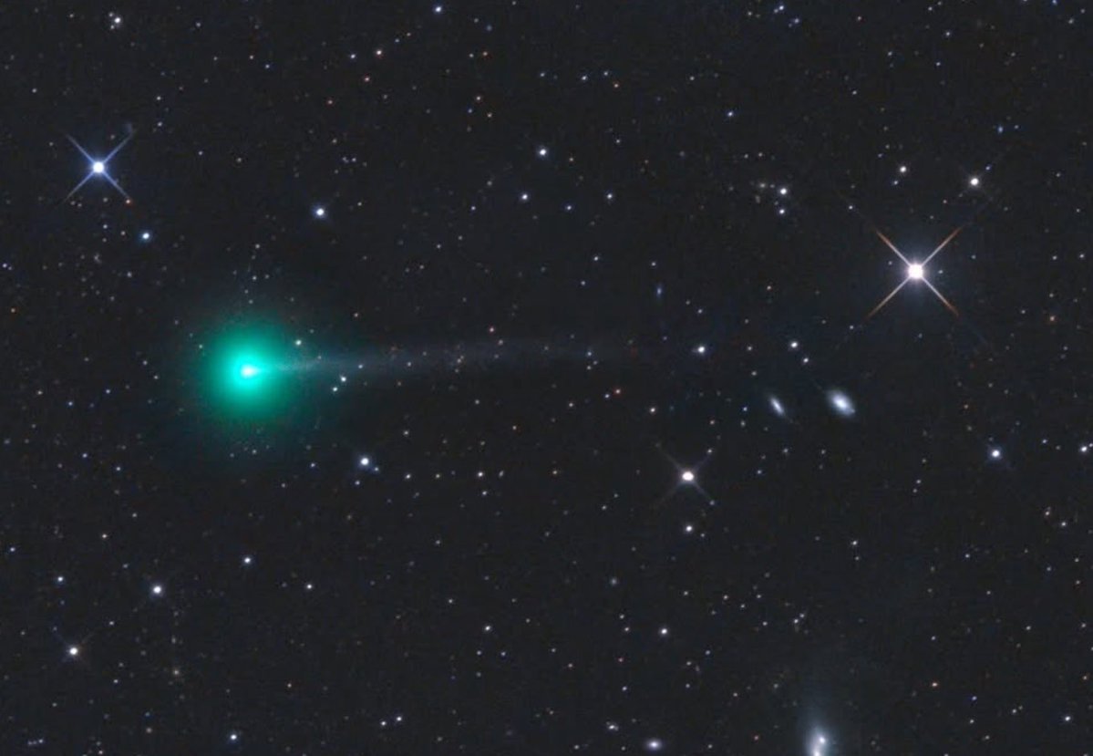 NUEVAS IMÁGENES REFUERZAN EL INCREMENTO EN BRILLO DEL COMETA 2026A1 #MAPS. Aquí captado por Gerald Rhemann y Michael Jäger el jueves 12 de marzo a las 18:16 TUC. Todo apunta a que será histórico como explica en <a href="/Conversation_E/">The Conversation ES</a> el astrofísico <a href="/Josep_Trigo/">Dr. Josep M Trigo ⭐🌛#PlanetaryDefense #DART HERA</a>
➡️theconversation.com/el-cometa-maps…