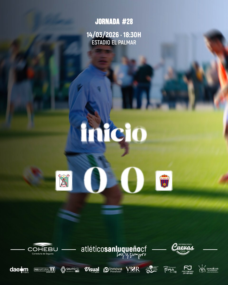 atcosanluqueno's tweet image. INICIO

Rueda el balón en El Palmar

#ASCF 0 · 0 #ELD