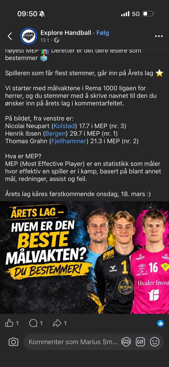 Marius Pedersen tweet media