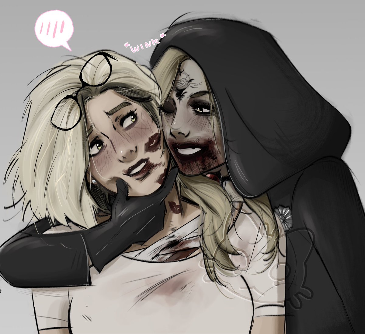 The residents are.. freaky? #GraceAshcroft #BelaDimitrescu