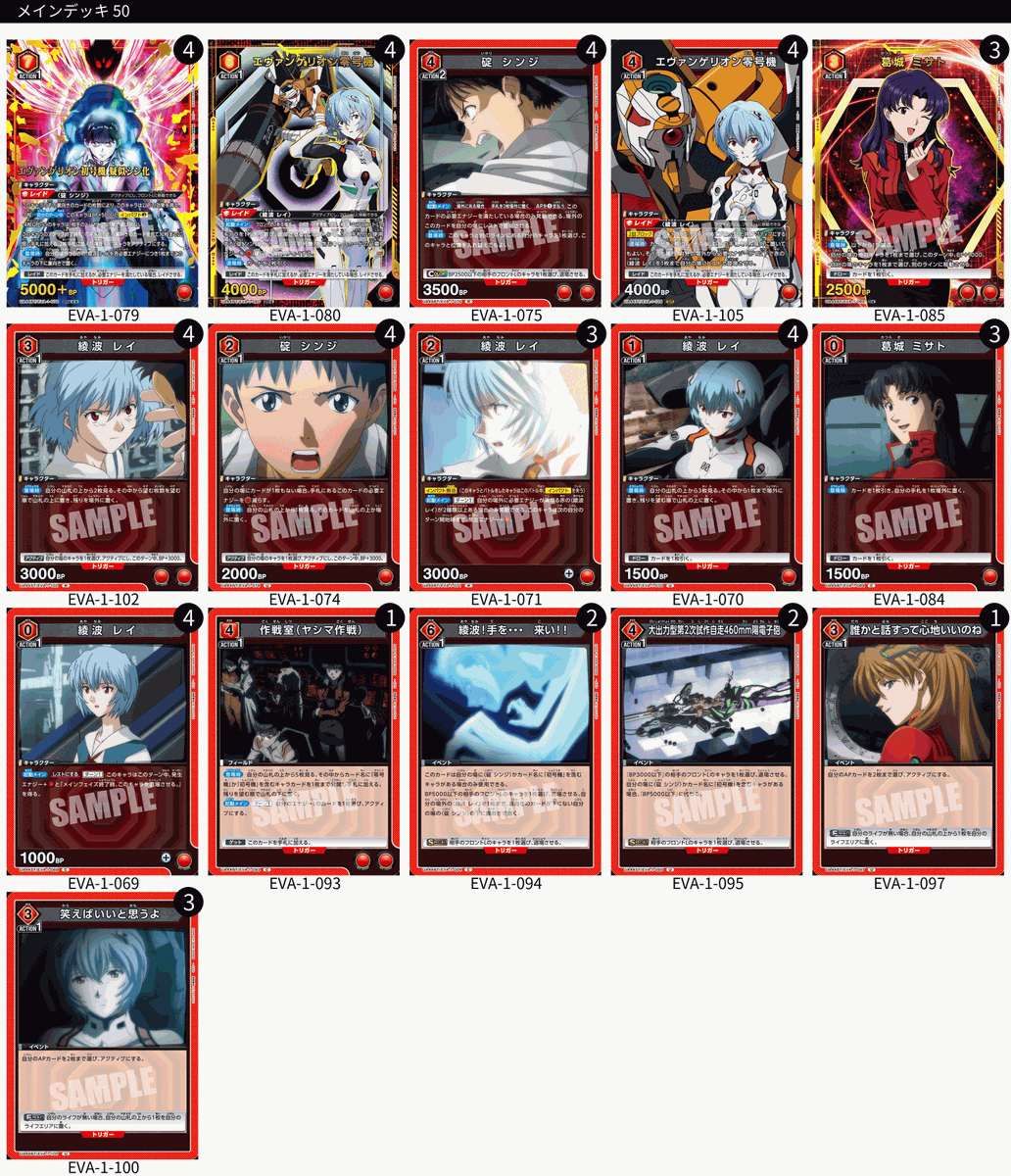 🎗️ CHAMPIONSHIP25-26 🎗️

＼GRAND FINAL／
#ユニアリ 最強プレイヤーの称号を手に入れたのは赤の「ヱヴァンゲリヲン新劇場版」デッキを使用した星霜-誠謌選手🏆

おめでとうございます🎊

#UNIONARENA