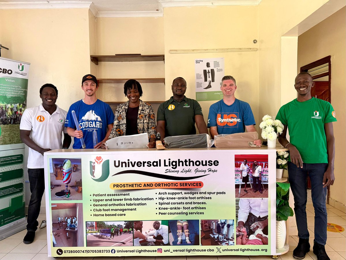 ULHouseCBO's tweet photo. Honored to host humanitarian partners who supported delivery of prosthetic components donated by 2FT Prosthetics (USA).
Because of this, 10 amputees in our program  will receive new prosthetic limbs – restoring mobility, dignity &amp; independence.

Together we create lasting impact. https://t.co/gHQe8BHAOB