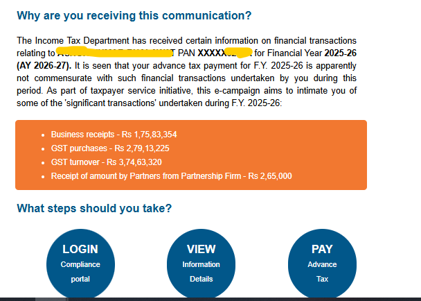 JainRitul's tweet photo. The same figuers reported in other PAN communication also. How this your system works and how this being taxpayer money is used ??. @IncomeTaxIndia @FinMinIndia @narendramodi @nsitharamanoffc https://t.co/NO3QnIWA3z