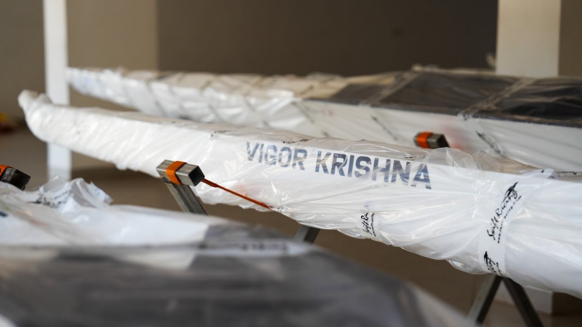 IIS_Vijayanagar's tweet image. Inspired by the rivers that flow through our nation. 🇮🇳✨

Our rowing boats carry names that echo the strength and spirit of India’s great rivers - a tribute to the waters that have shaped our land and its stories. 🚣‍♀️

The journey on the water begins soon. 🌊

#TeamIIS #Rowing