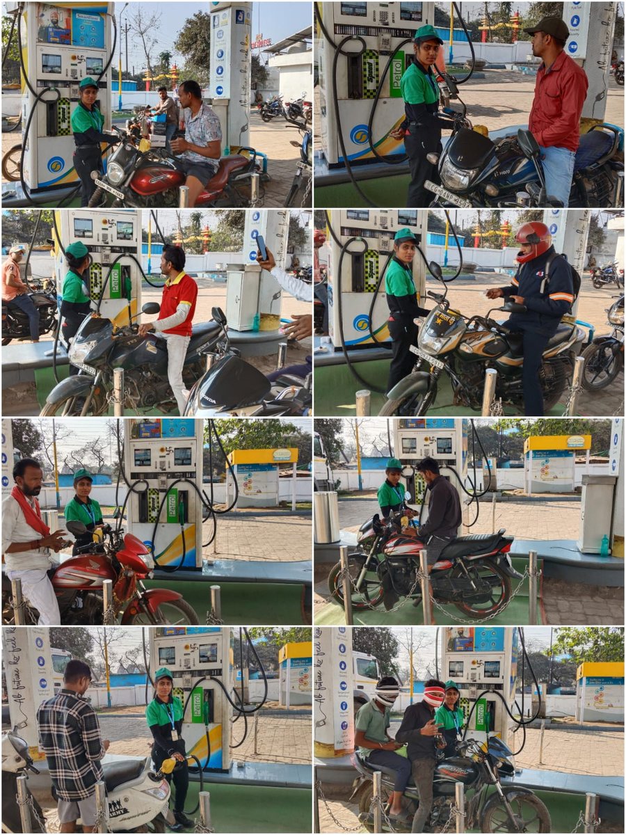 NWadhawan3303's tweet photo. Normal working and sales at our retail outlets.  Celebrating premium petrol Speed sales day at our RO BP Raipur. @BPCLRetail1 https://t.co/VuULraPhvC