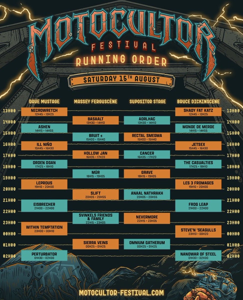 hollowjankorea's tweet photo. 프랑스에서 열리는 유럽 대표 메탈 페스티벌
Motocultor Festival
타임테이블이 공개되었습니다.

2026.08.15
16:35 – 17:20 (45min)

공연일인 8월 15일은 대한민국 광복절.
한국 밴드이자 유일한 아시아 밴드로
Hollow Jan이 함께합니다. https://t.co/odDqpriYNX