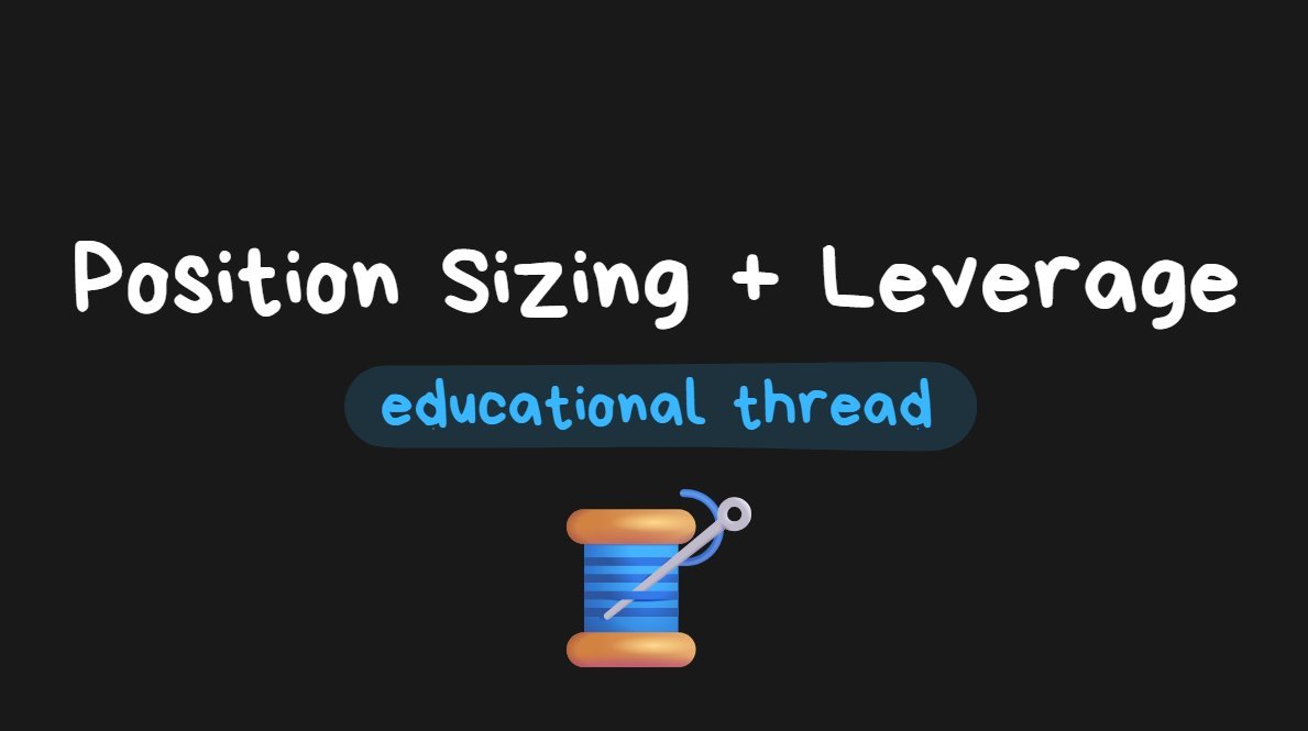 spicyofc's tweet photo. Position Sizing + Leverage Trading

Educational Resources

a small thread 🧵
(1/6) https://t.co/FOoIDA90Y4
