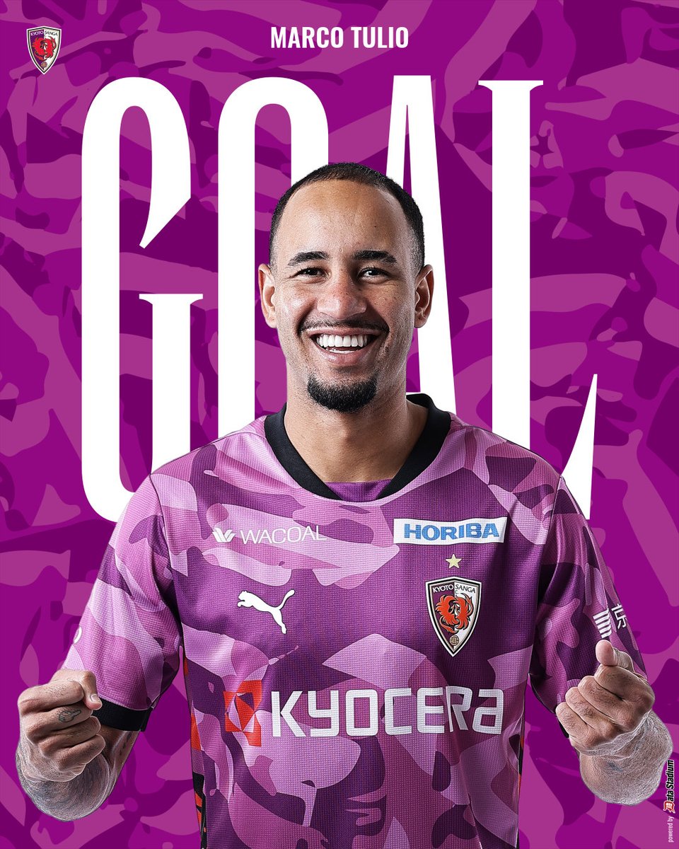 GOOOOAL!!!⚽ 48分 マルコ トゥーリオ 京都サンガF.C. 1-0 セレッソ