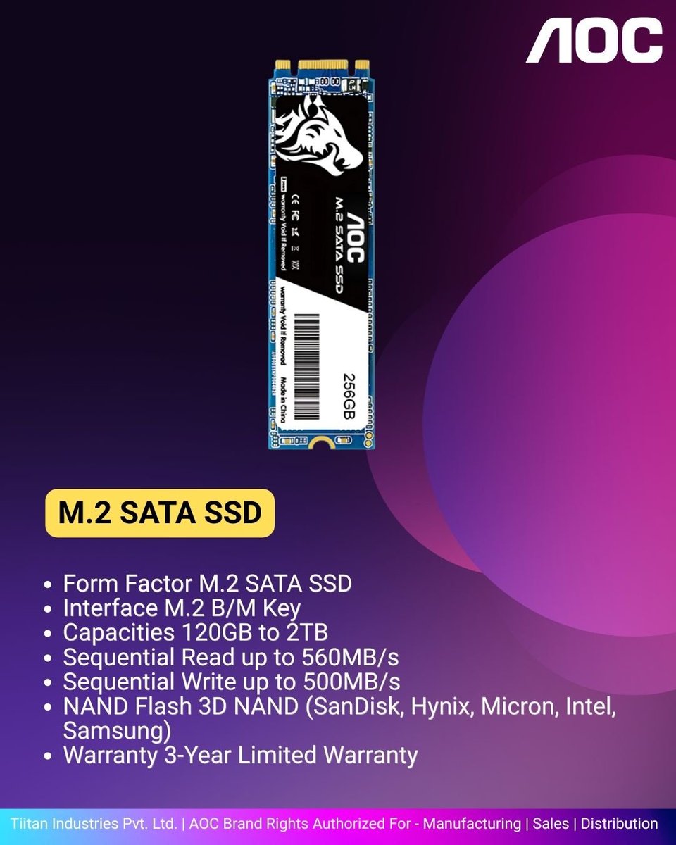 Tiitanindia's tweet image. Boost your PC’s performance SSDs built for speed, durability, and efficiency.

#PCIeSSD #HighSpeedStorage #FastAndReliable #PCUpgrade #NextGenStorage

PCIe SSD, High Speed Storage, Fast And Reliable, PC Upgrade, Next Gen Storage