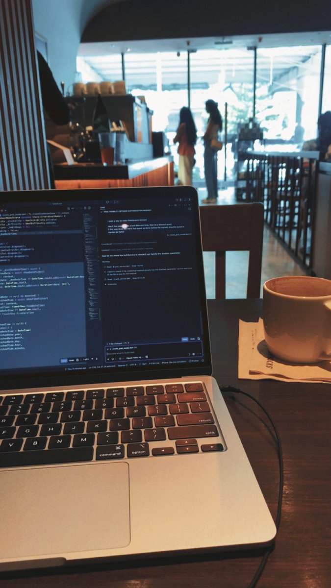 im_MacAngel's tweet photo. Coffee. Laptop. Building.

Started working on my real-life RPG app today.

So far I’ve set up:
- user login
- authentication
Small step, but every game needs a way for players to join.
#buildinpublic https://t.co/80LM0dkSjF